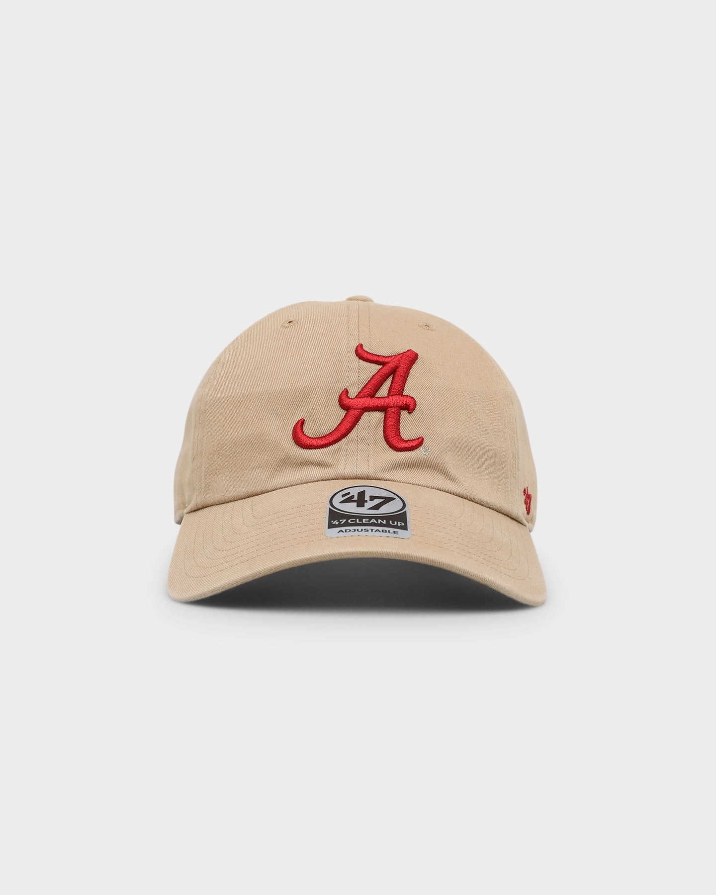 47 Brand Alabama Crimson '47 Clean Up Strapback Khaki