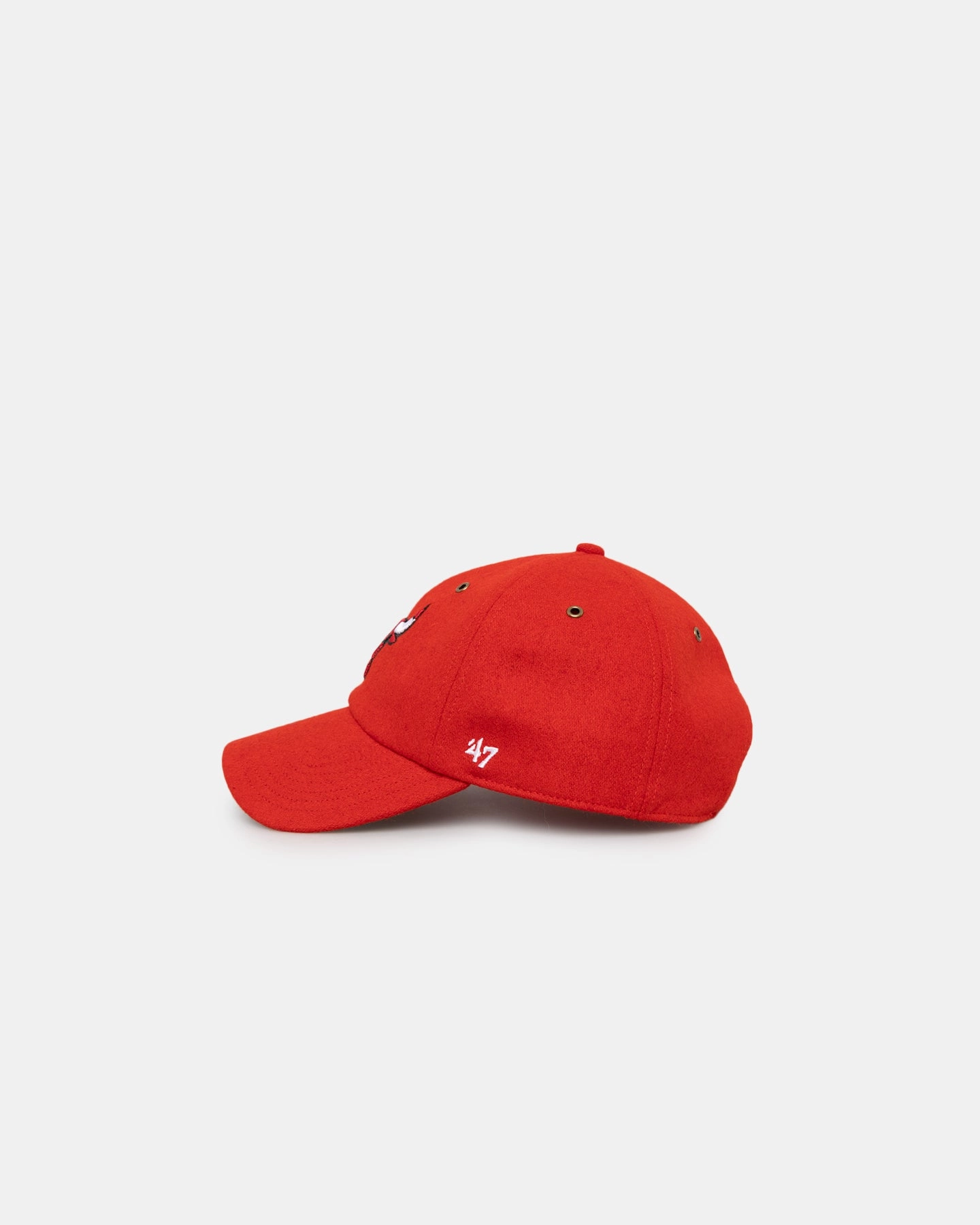 47 Brand Chicago Bulls Wooly Clean Up Strapback Red