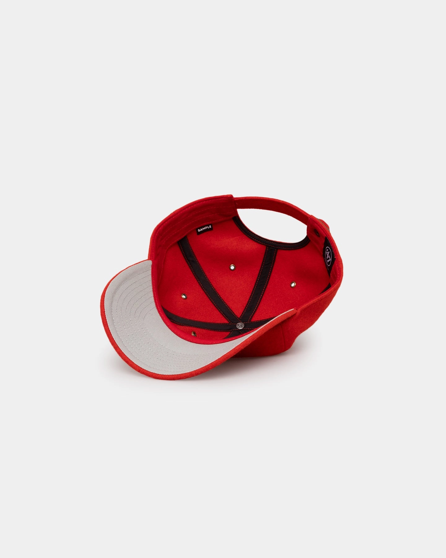 47 Brand Chicago Bulls Wooly Clean Up Strapback Red