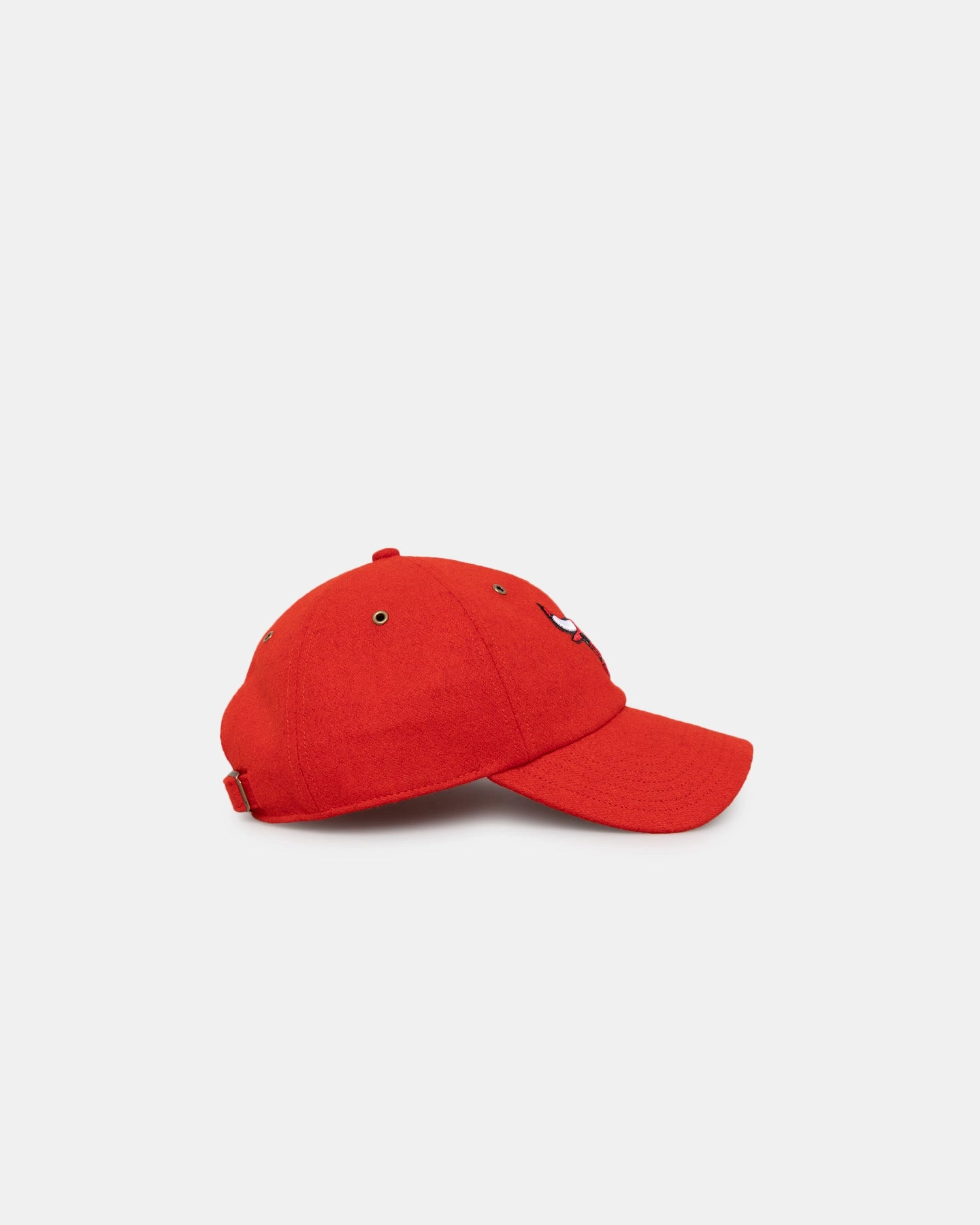 47 Brand Chicago Bulls Wooly Clean Up Strapback Red