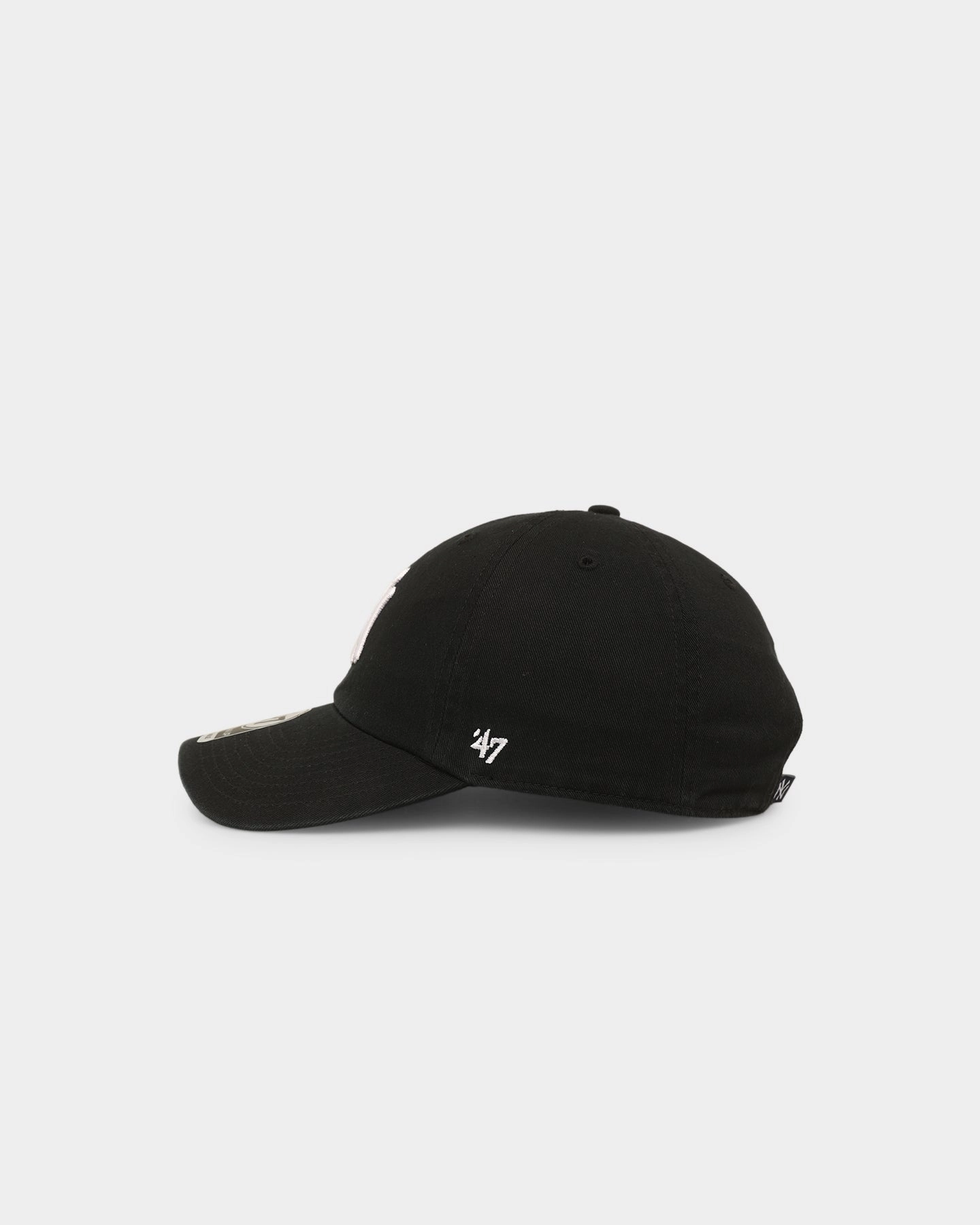 47 Brand New York Yankees 47 Clean Up Strapback Black/White