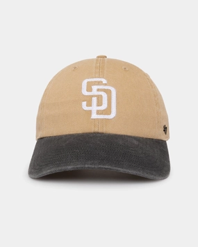 47 Brand San Diego Padres 47 Clean Up Strapback Khaki