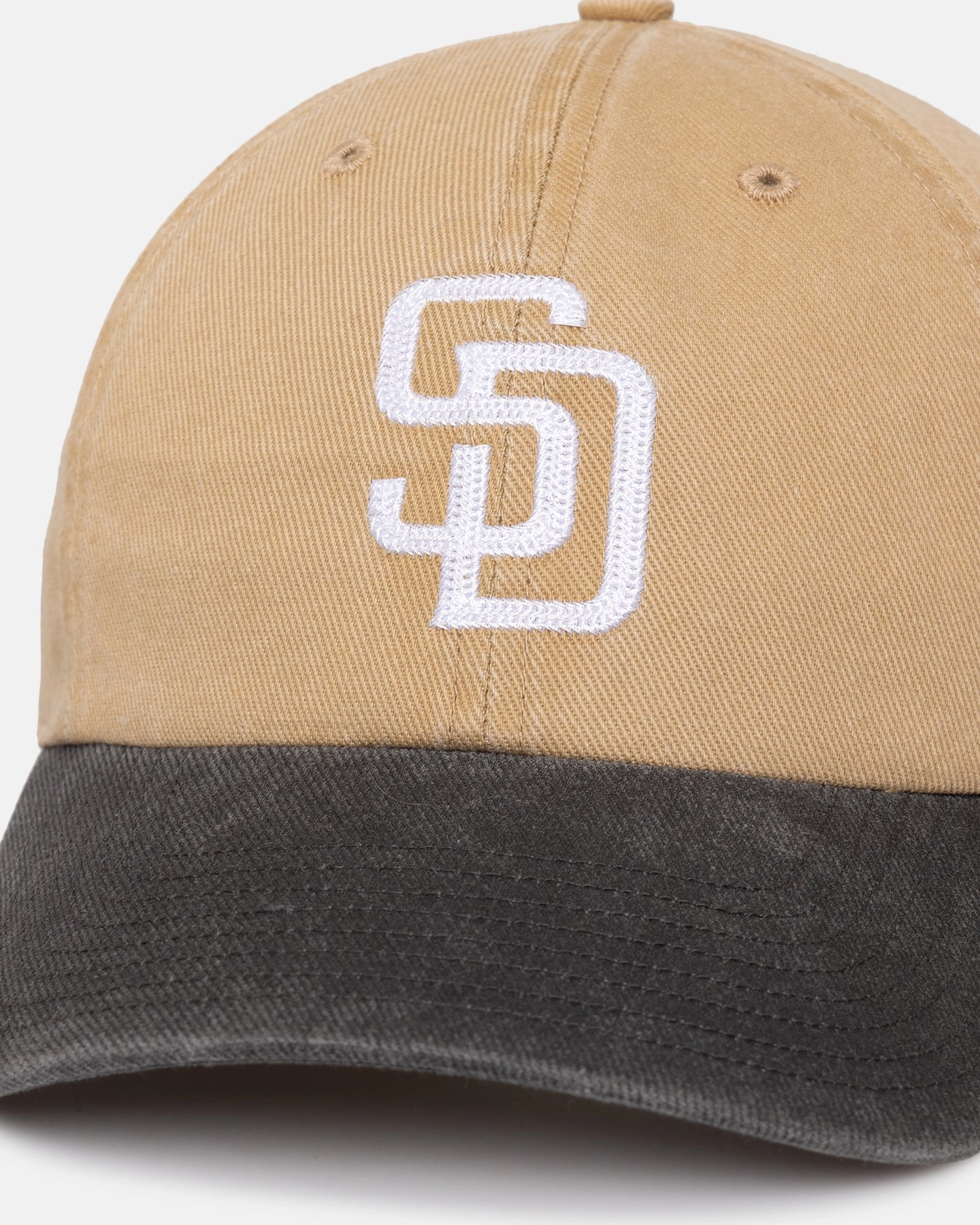 47 Brand San Diego Padres 47 Clean Up Strapback Khaki