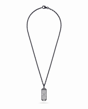 $kull Bones Cable Chain Necklace