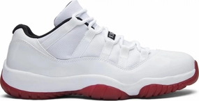 Air Jordan 11 Retro Low 'Cherry Bottom' 2012 SKU 528895 101 - Authentic - New in Box