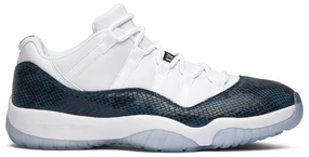 Air Jordan 11 Retro Low 'Navy Snakeskin' 2019 SKU CD6846 102 - Authentic - New in Box