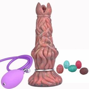Airbag Silicone Egg Laying Dildo