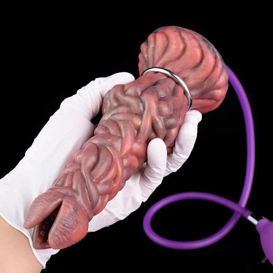 Airbag Silicone Egg Laying Dildo