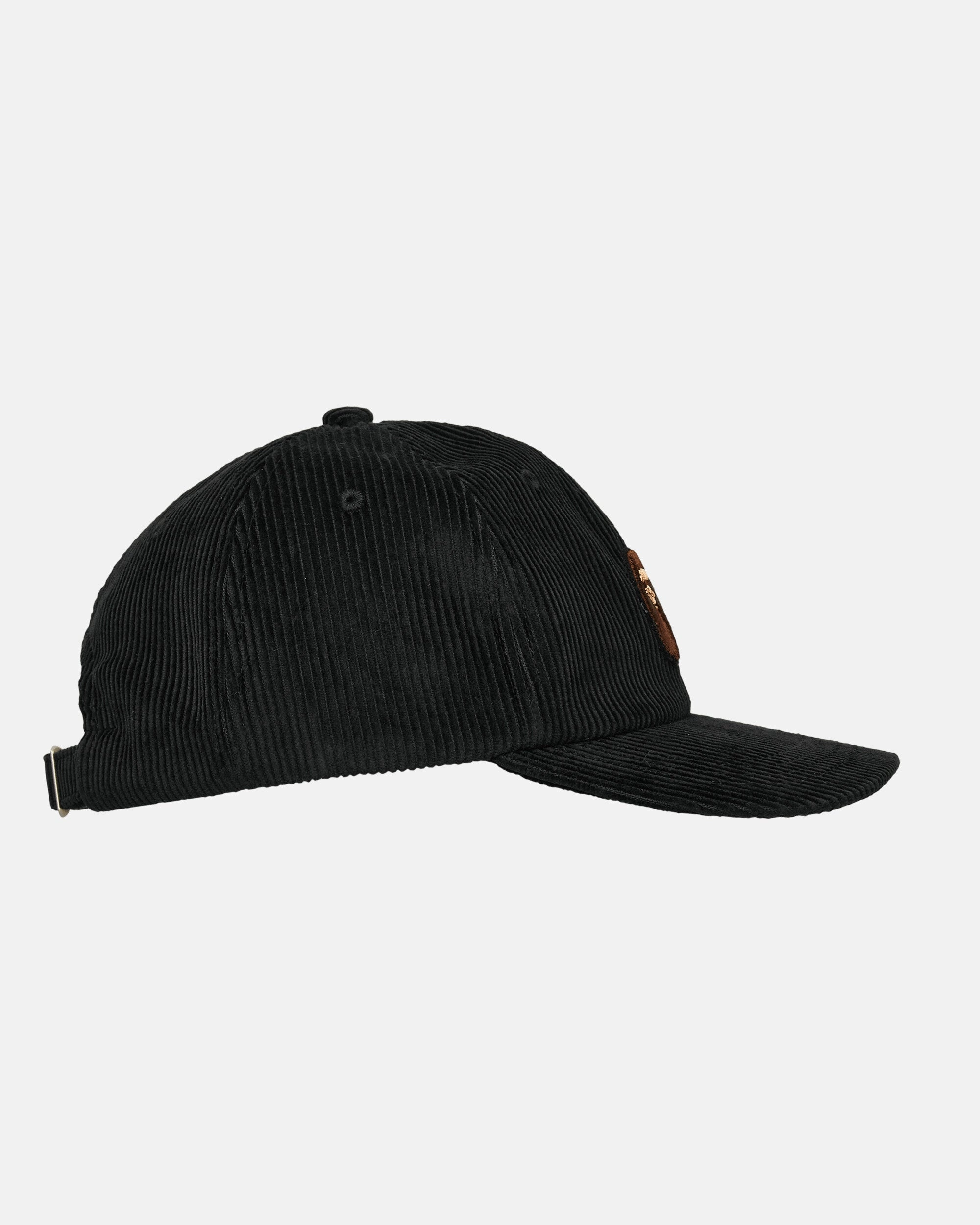 Ape Head Corduroy Cap Black