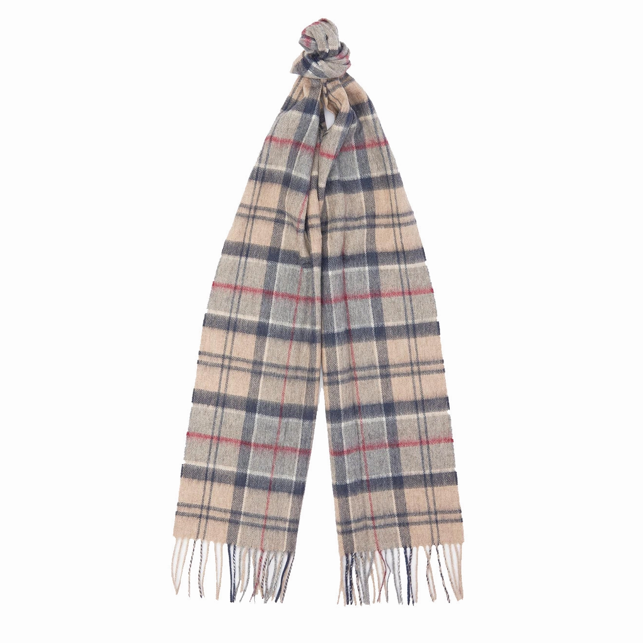 Barbour Wool Cashmere Tartan Scarf Dress