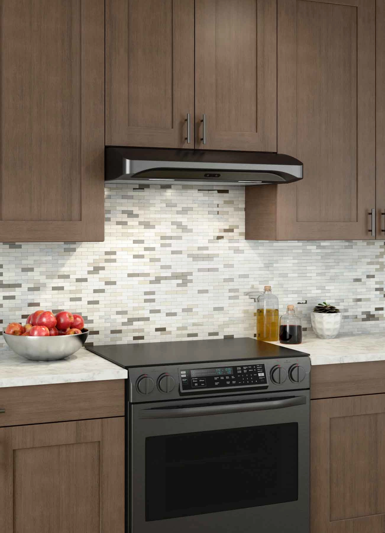 Broan Black Stainless Steel 30" 300 CFM Under-the-Cabinet Range Hood - BQDD130BLS