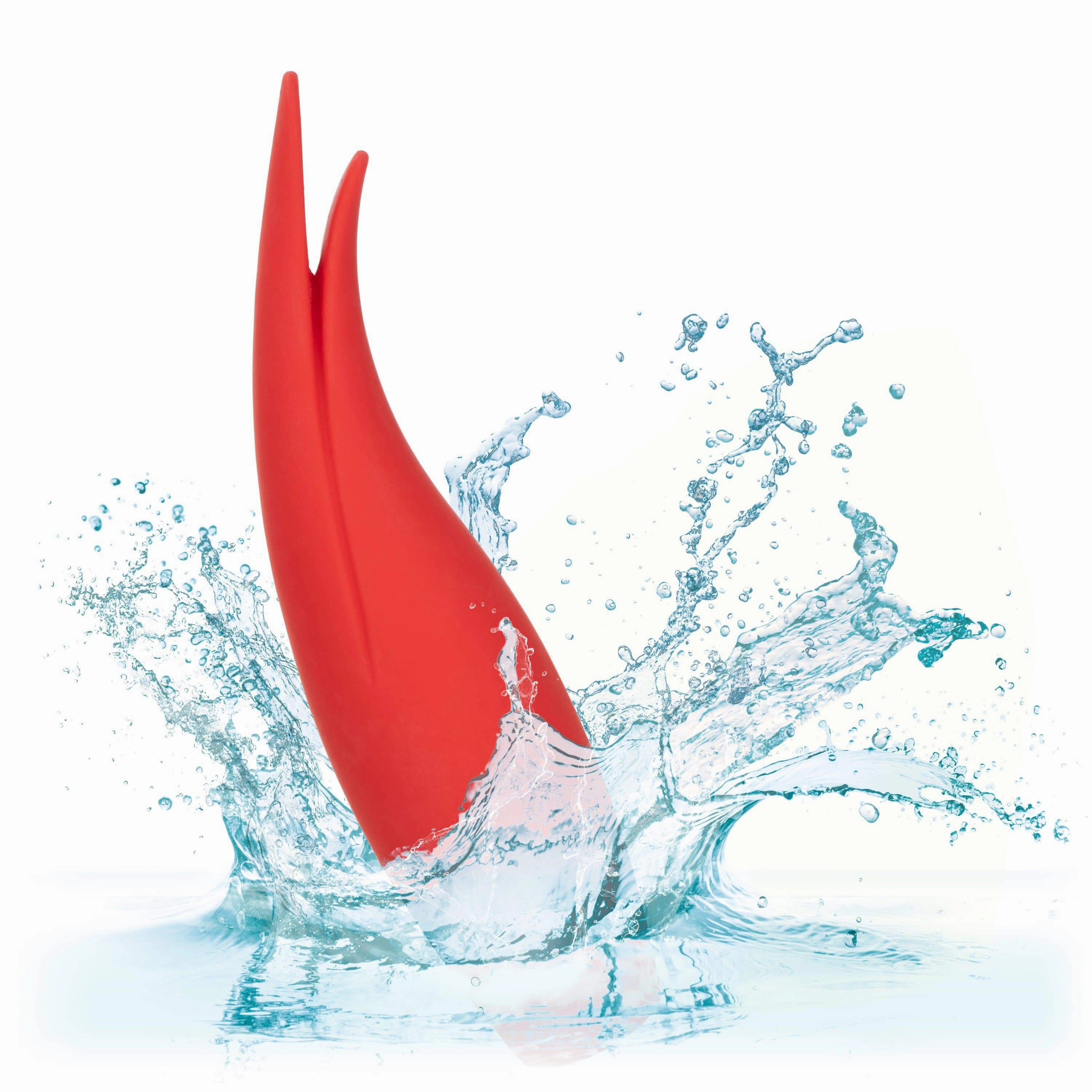 California Exotics - Red Hot Sizzle Clit Massager (Red)