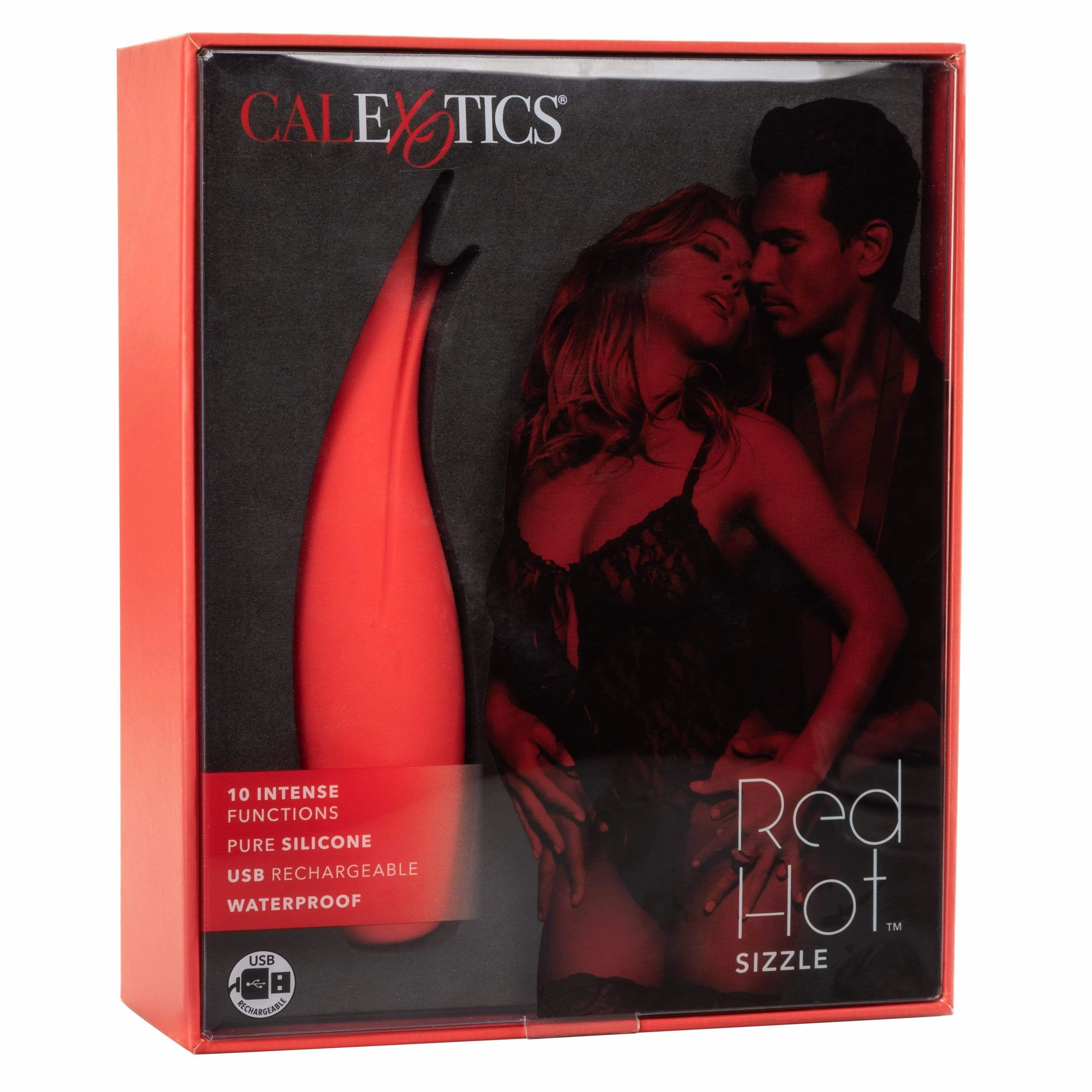 California Exotics - Red Hot Sizzle Clit Massager (Red)