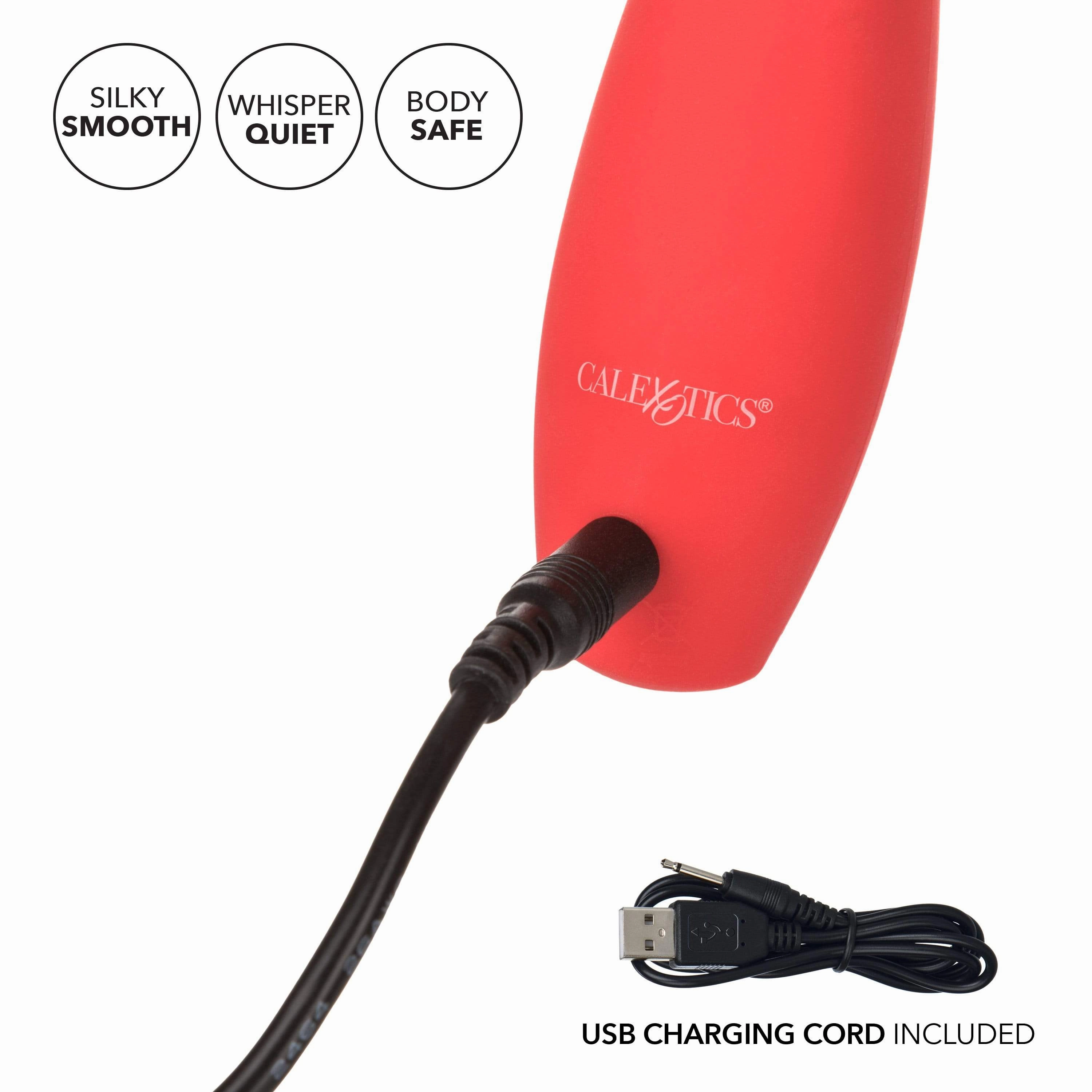 California Exotics - Red Hot Sizzle Clit Massager (Red)