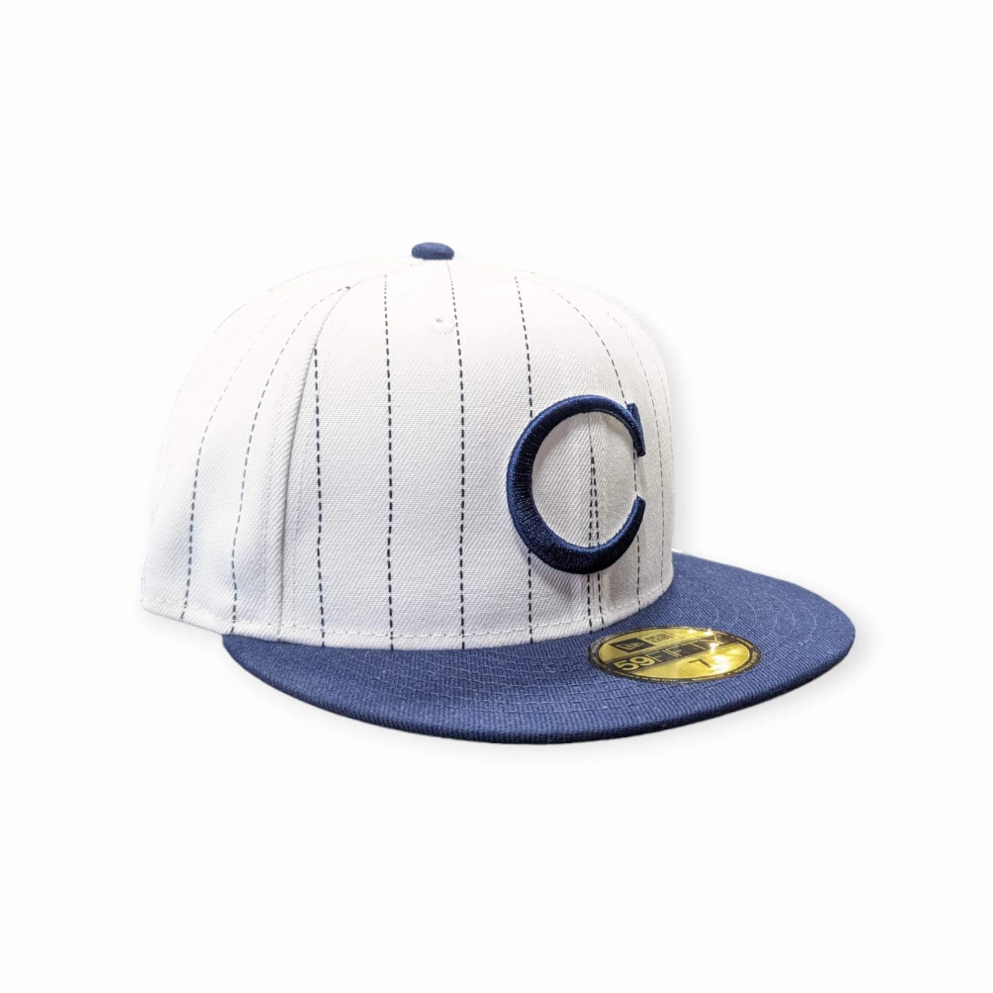 Chicago White Sox 1906 New Era Cooperstown Classics White/Navy Pinstripe 59FIFTY Fitted Hat