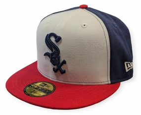 Chicago White Sox Red White Navy New Era 59FIFTY Fitted Hat
