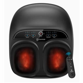 Comfier CF-53WM10 Foot Massager with Heat, Up to Size: 13, Black
