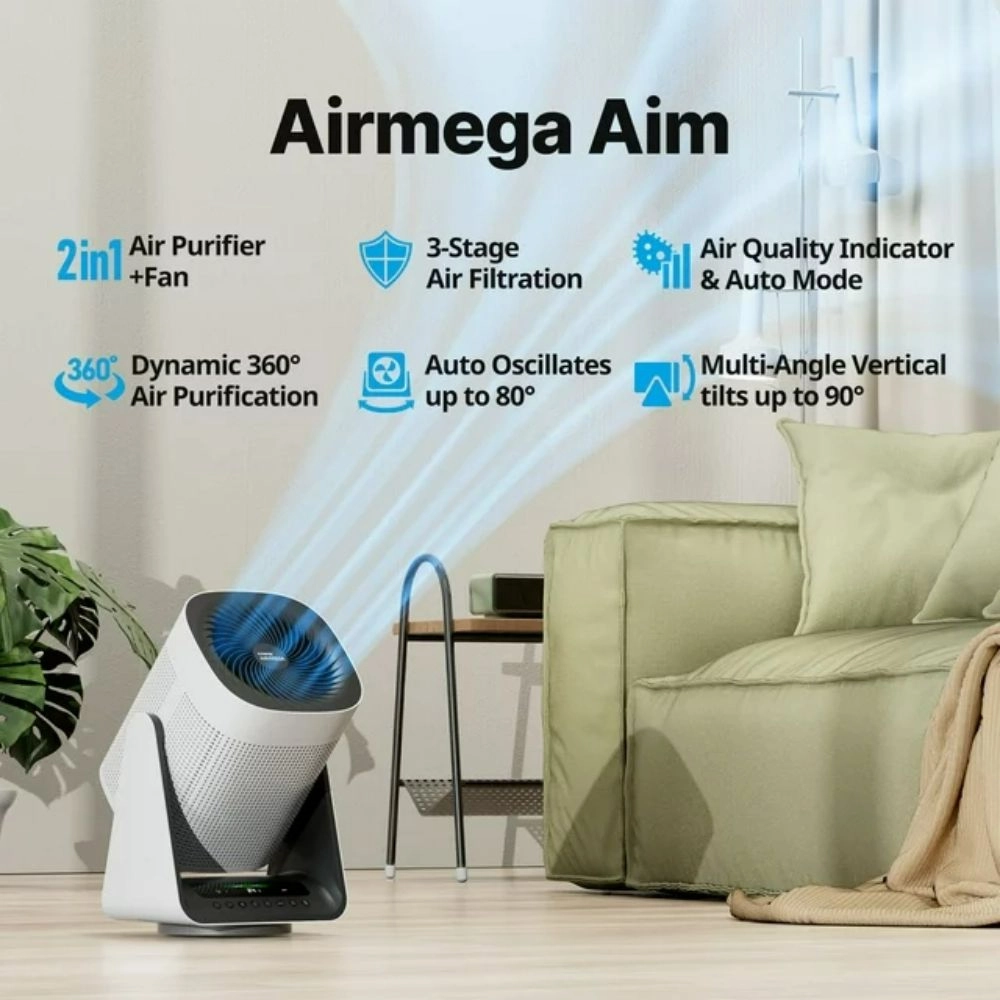 Coway Airmega Aim True HEPA Air Purifier White