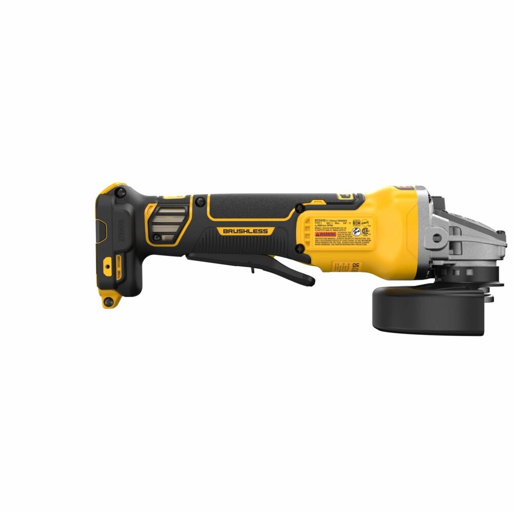 Dewalt DCG410B 20V 4.5" - 5" MAX XR Brushless Angle Grinder - Bare Tool