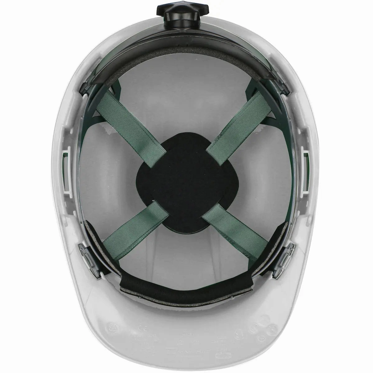 Dynamic HP241RV 01 - HARD HAT NYLON RATCHET WENTED WHITE