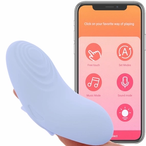 Echo 2 Flexible Finger Vibe in Sky Blue