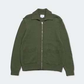 Erik Cotton Jacket - Ivy Green