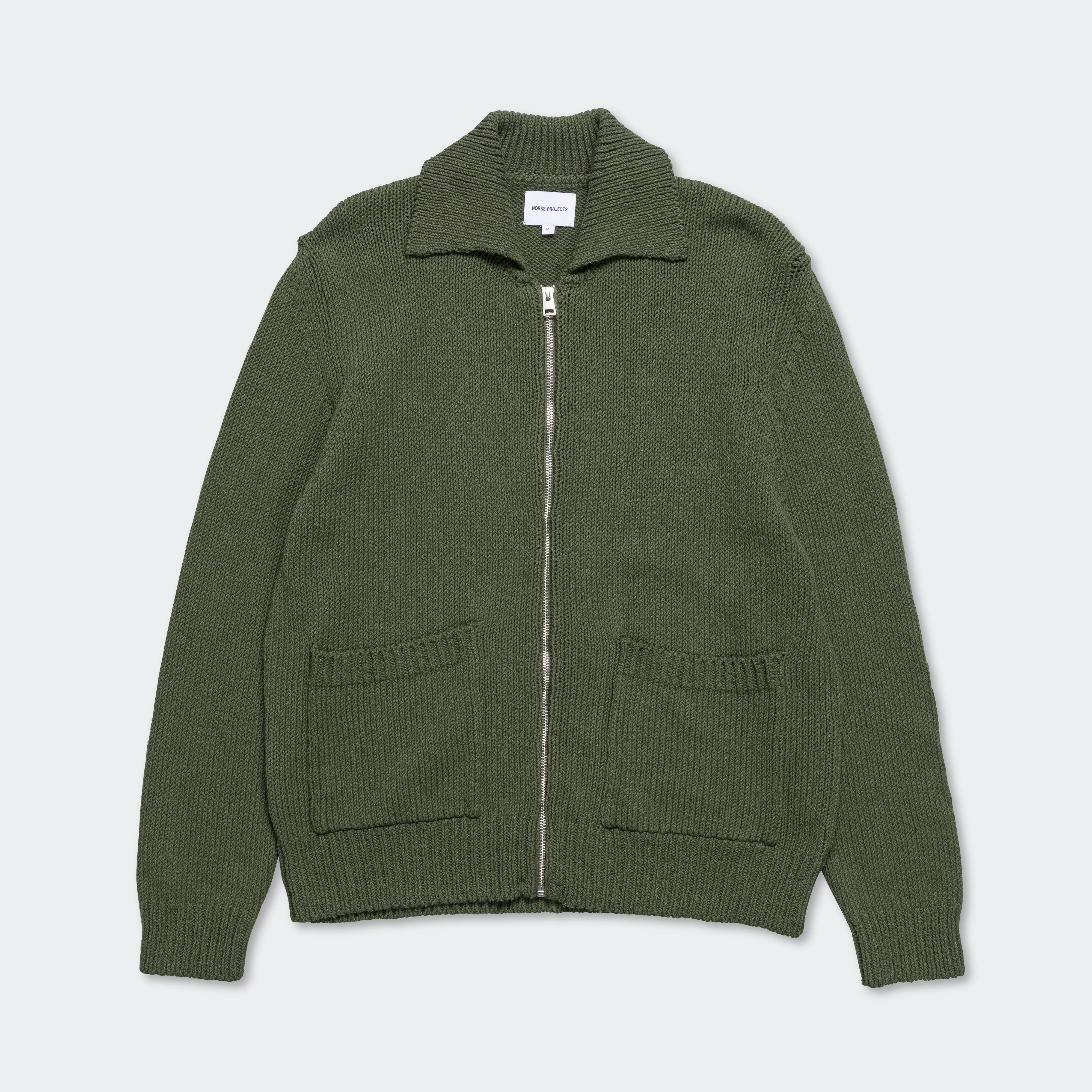 Erik Cotton Jacket - Ivy Green