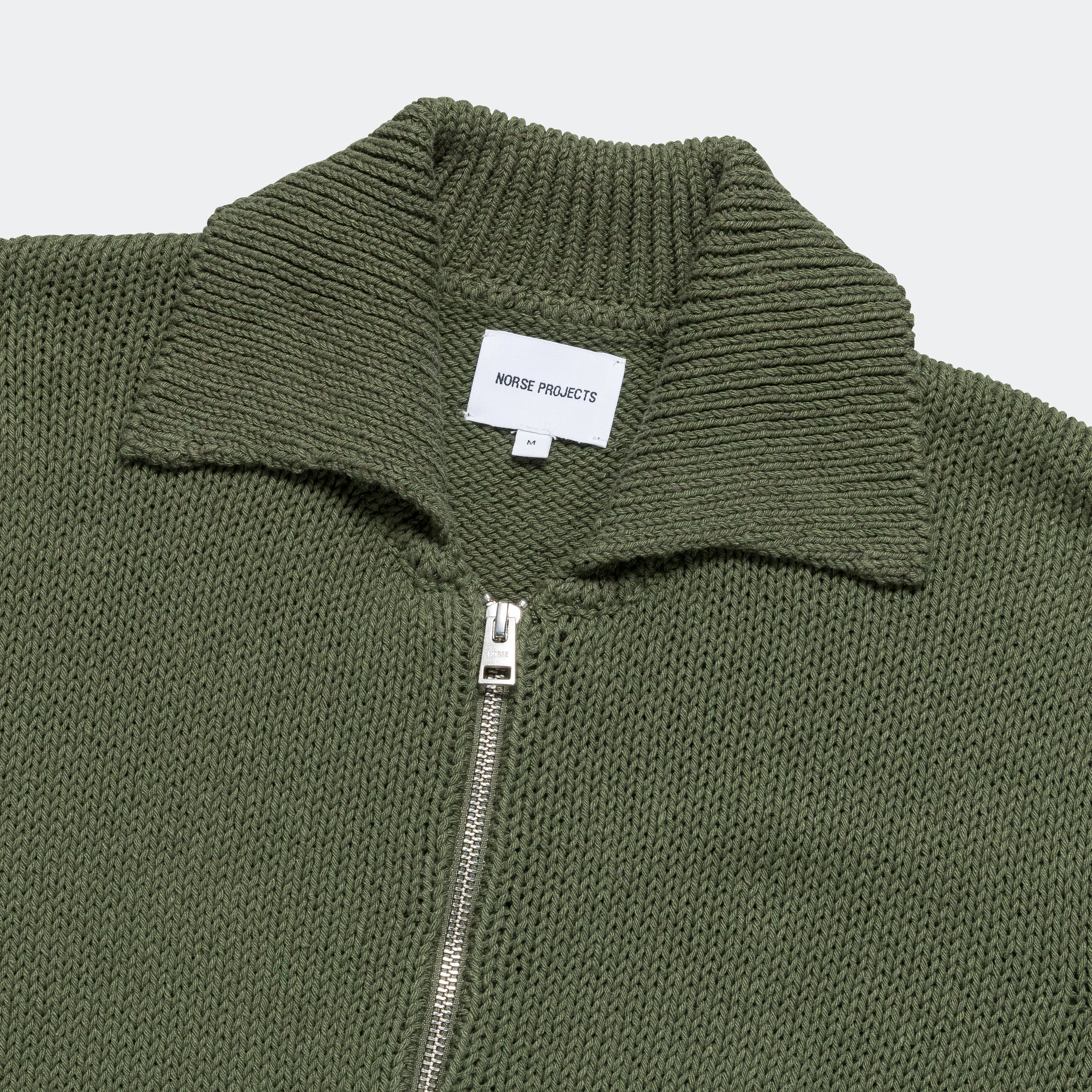Erik Cotton Jacket - Ivy Green