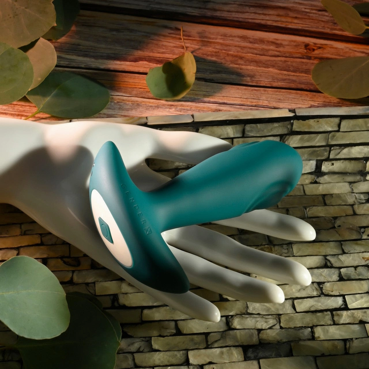 Evolved - Gender X Tunnel Tapper Remote Control Anal Plug (Teal)