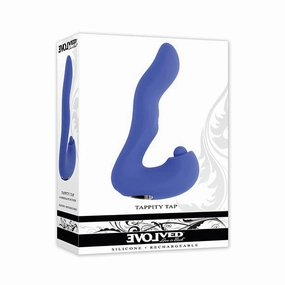 Evolved - Tappity Tap Dual G Spot Vibrator Massager (Blue)