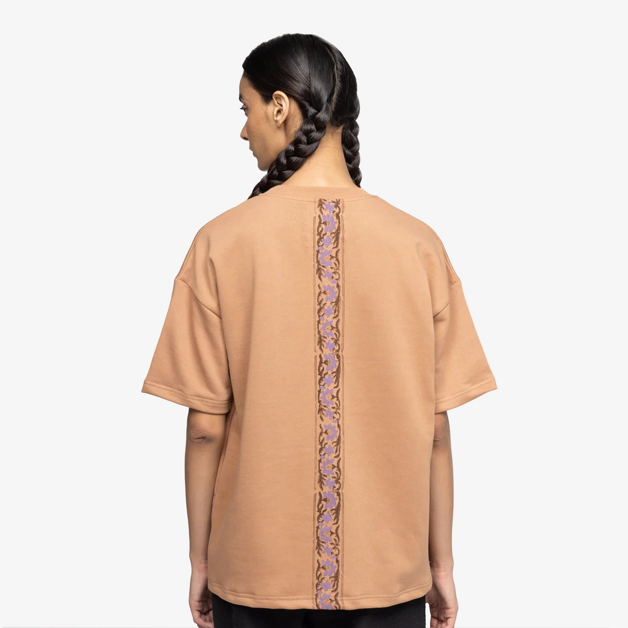 F A R A K | GARDEN OF EDEN 2.0 T-SHIRT { BEIGE/BEIGE