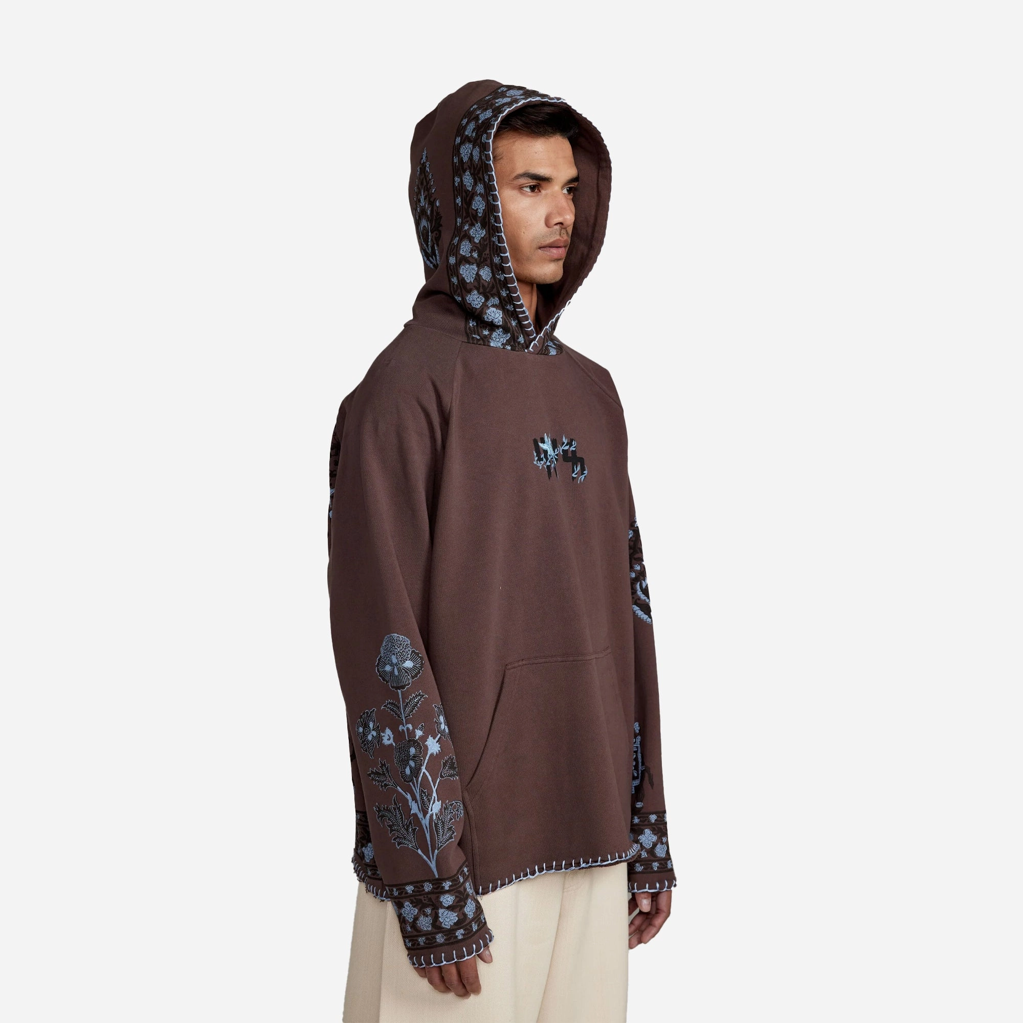 F A R A K | WALLS OF RAJASTHAN 3.0 HOODIE { GREY