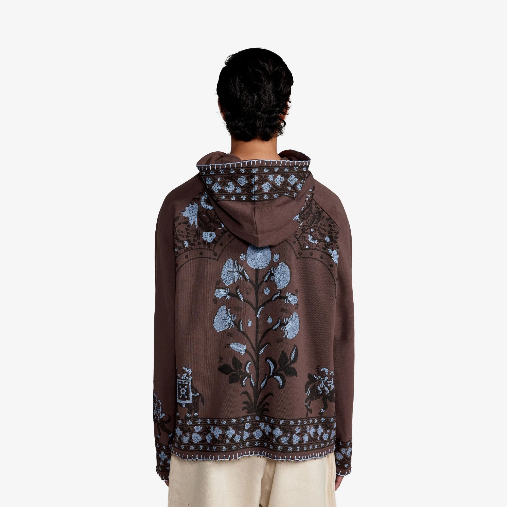 F A R A K | WALLS OF RAJASTHAN 3.0 HOODIE { GREY