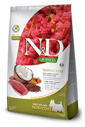Farmina Pet Foods Mini Adult Skin & Coat Duck, Quinoa, Coconut & Turmeric Formula Dry Dog Food
