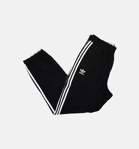 Hagt Reversible Mens Track Pants - Black/White