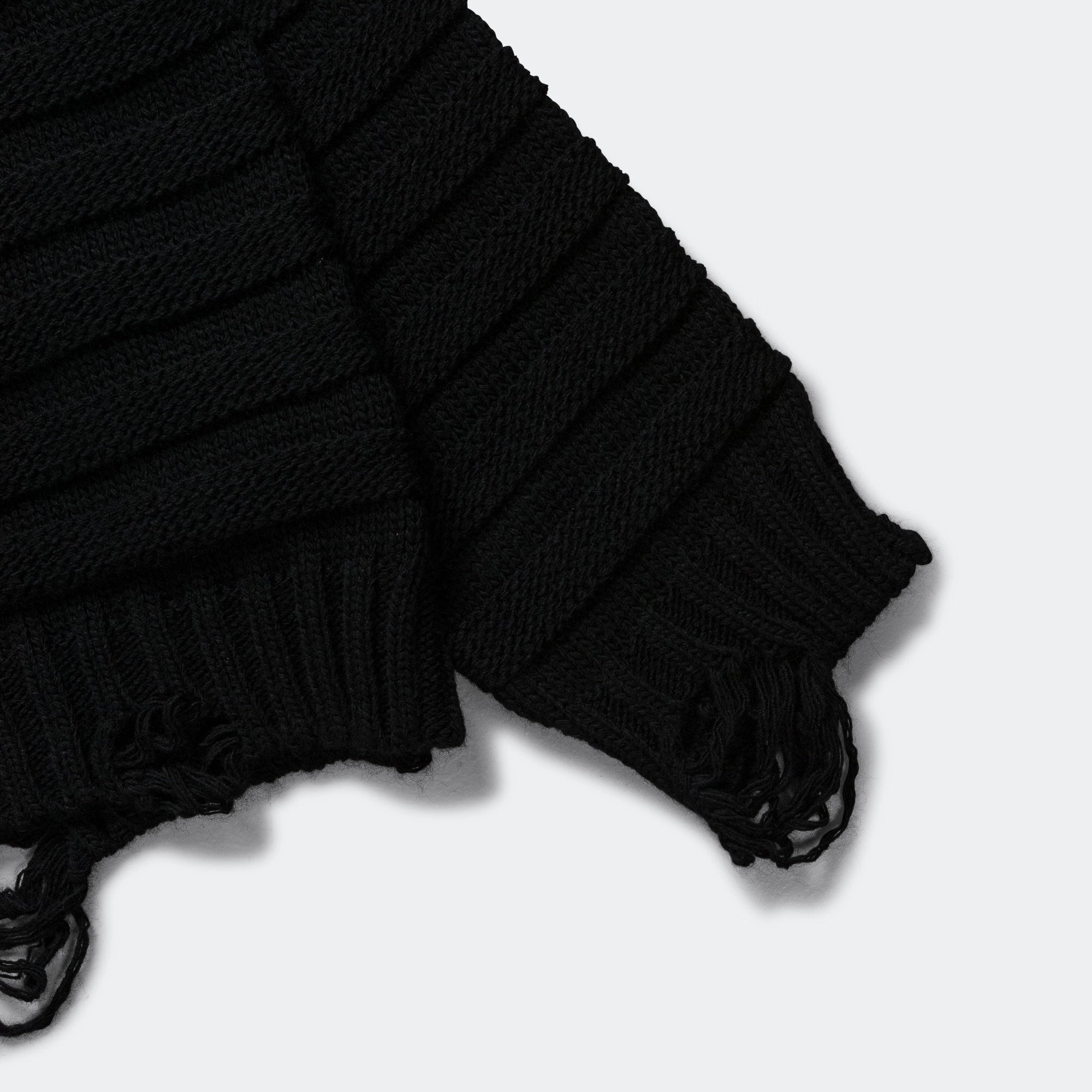 Horizontal Links Pullover Knit - Black