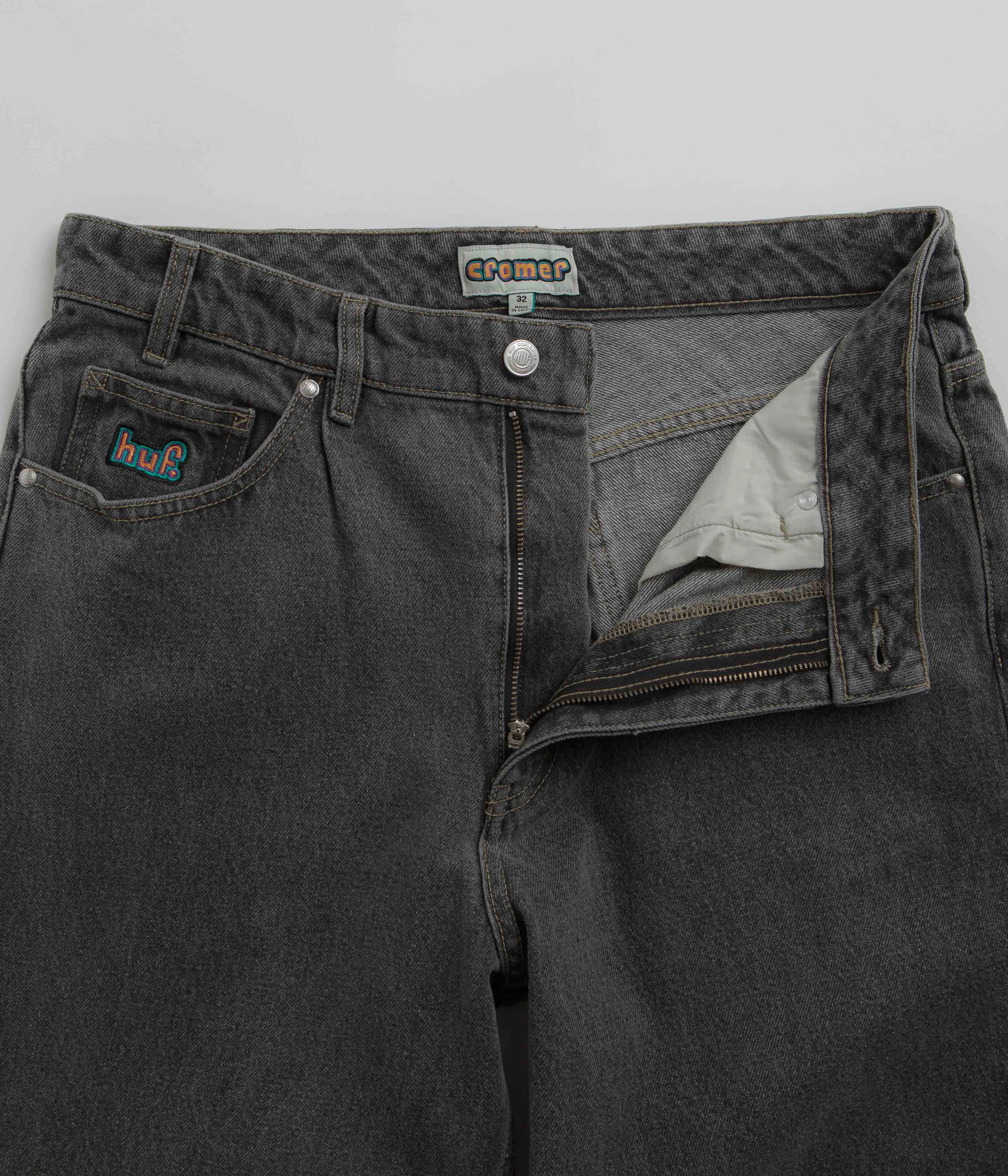 HUF Cromer Washed Pants - Frost Grey