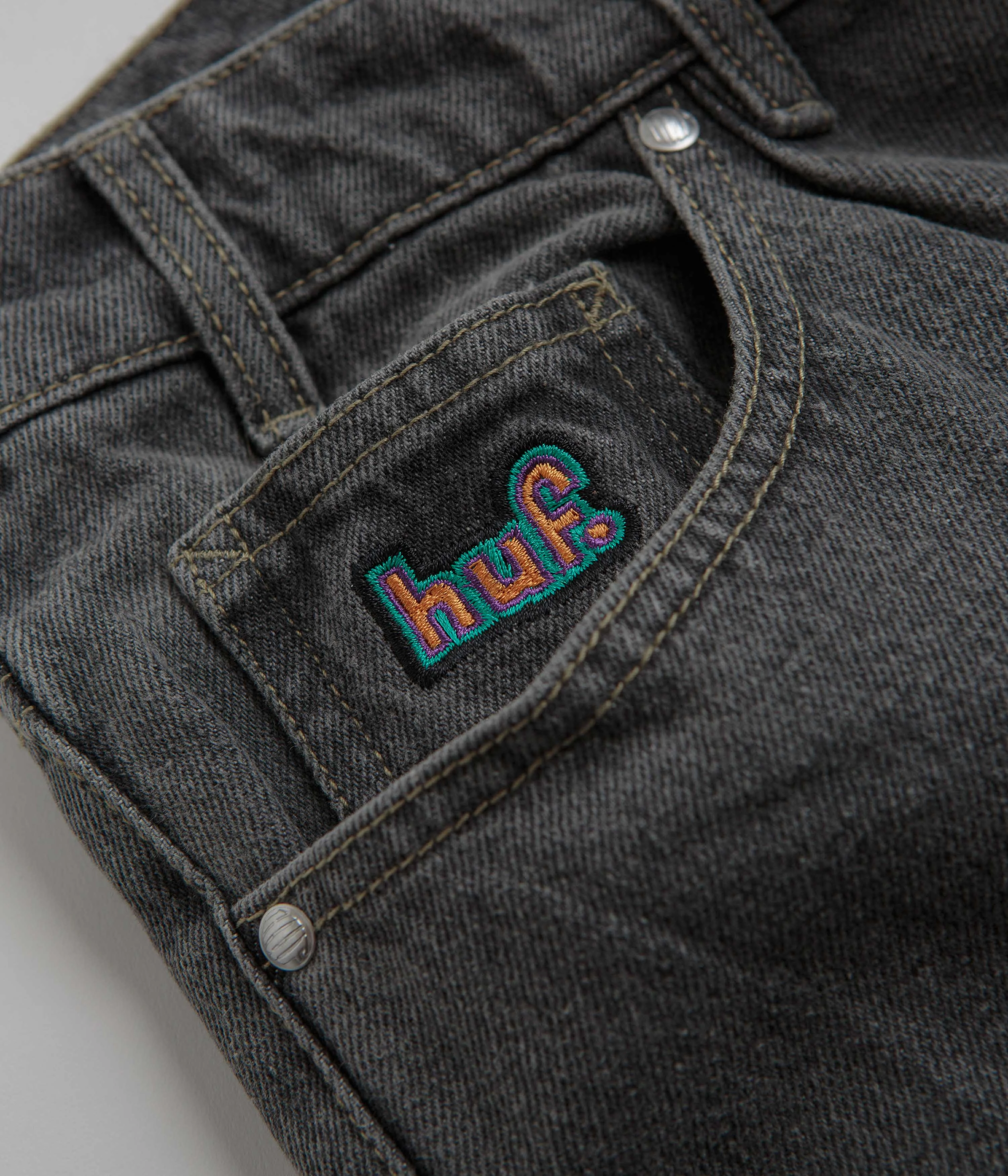 HUF Cromer Washed Pants - Frost Grey