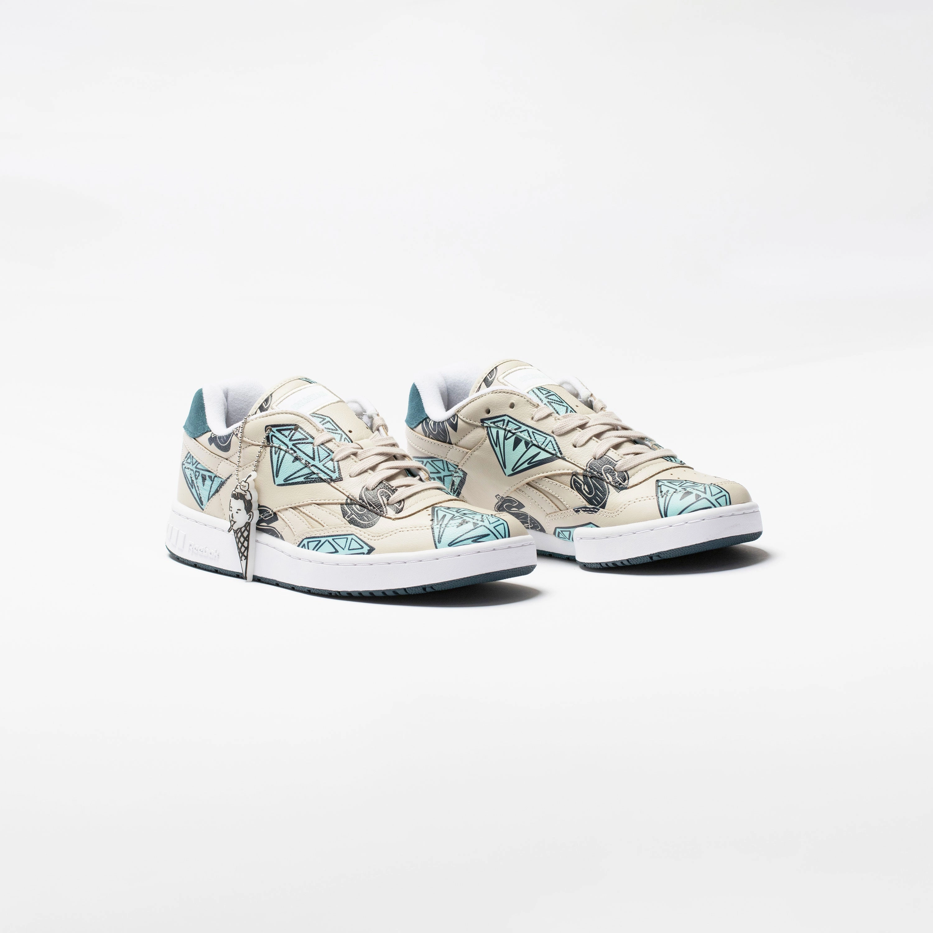 Ice Cream X BB4000 Stucco Mens Lifestyle Shoe – Tan/White/Black/Blue