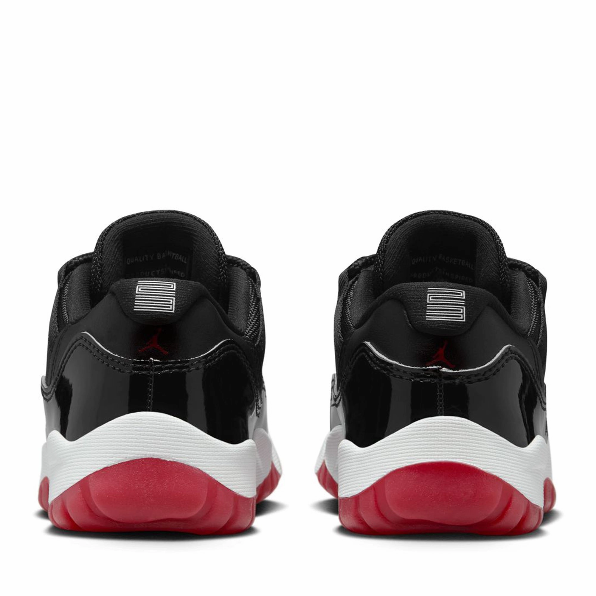 Jordan 11 Retro Low 'Bred' (PS) - Black/Varsity Red