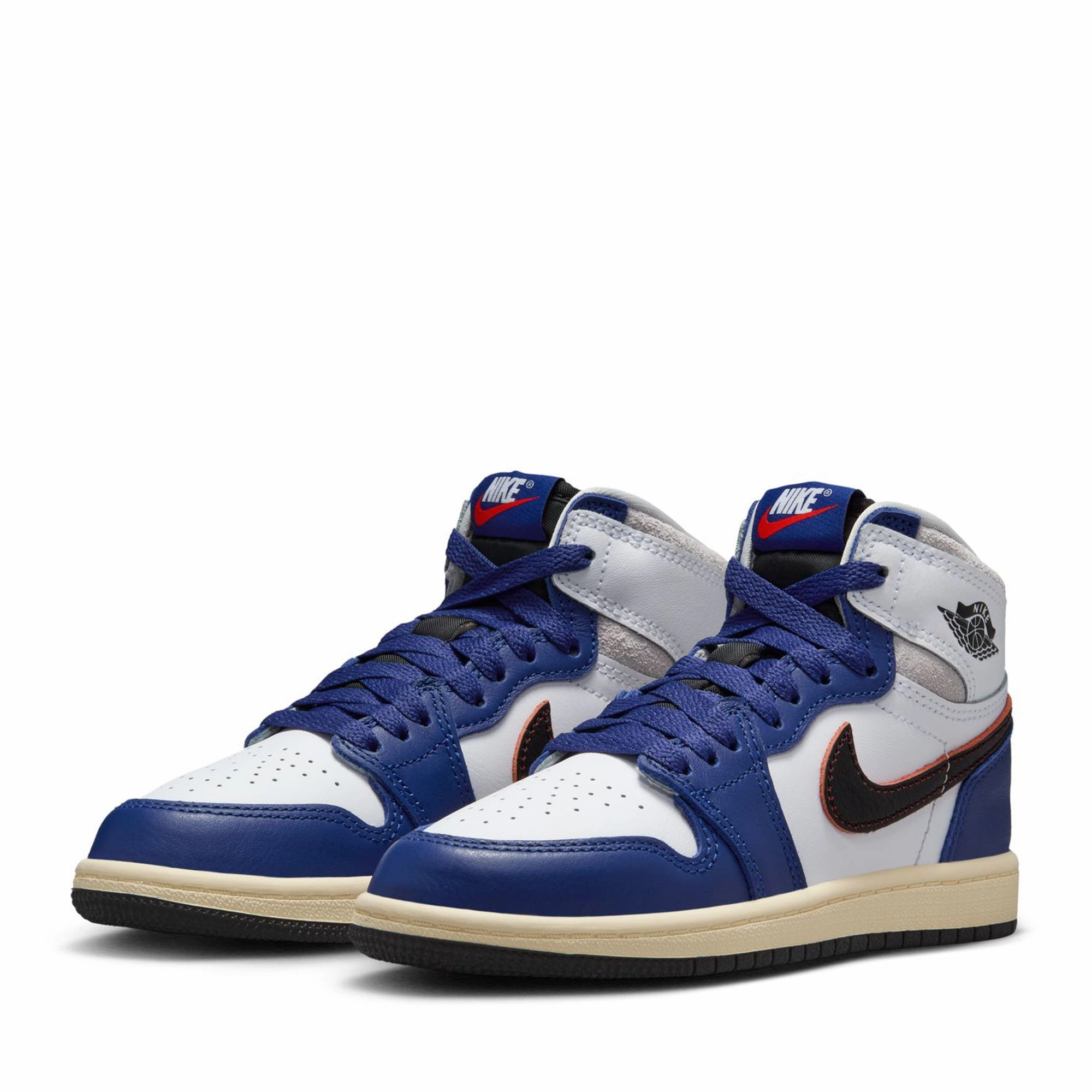 Jordan 1 Retro High OG (PS) - White/Deep Royal Blue