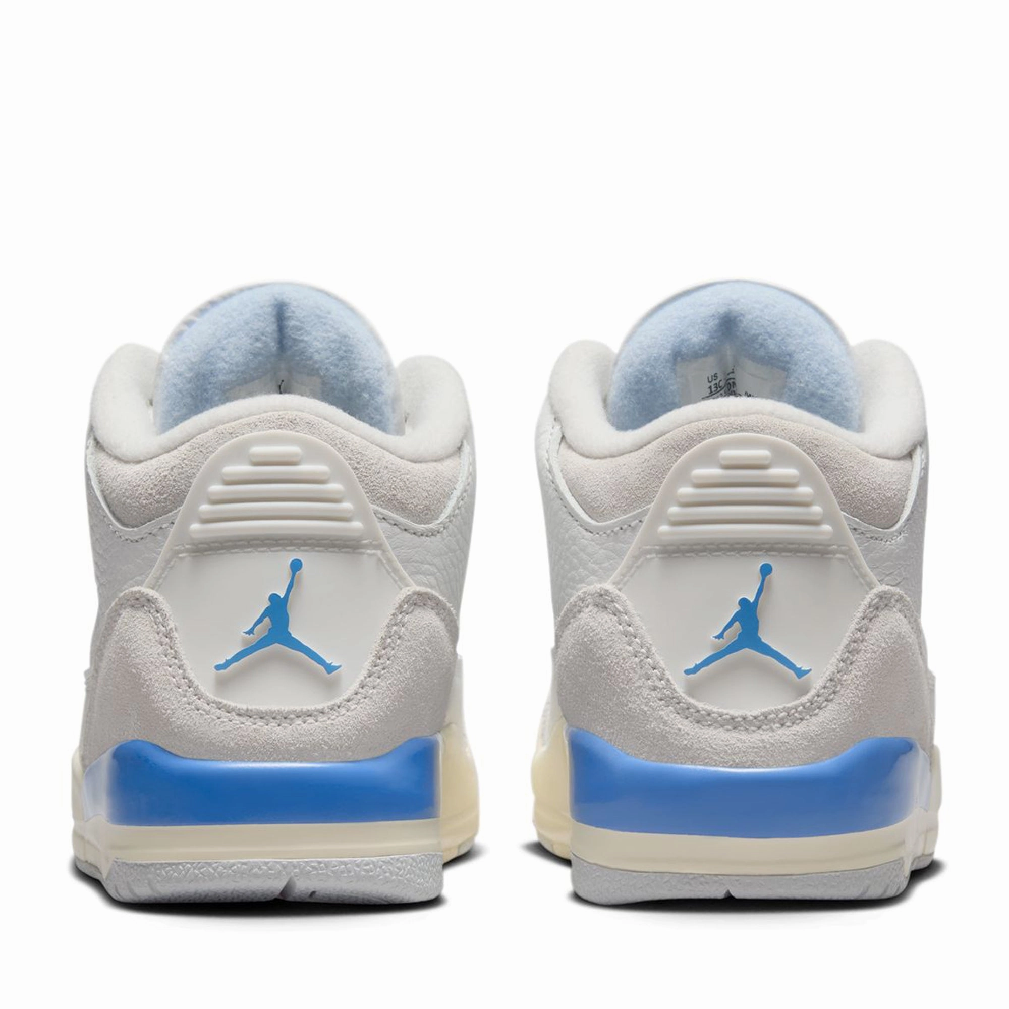 Jordan 3 Retro (PS) 'Lucky Shorts' - Summit White/Hydrogen Blue