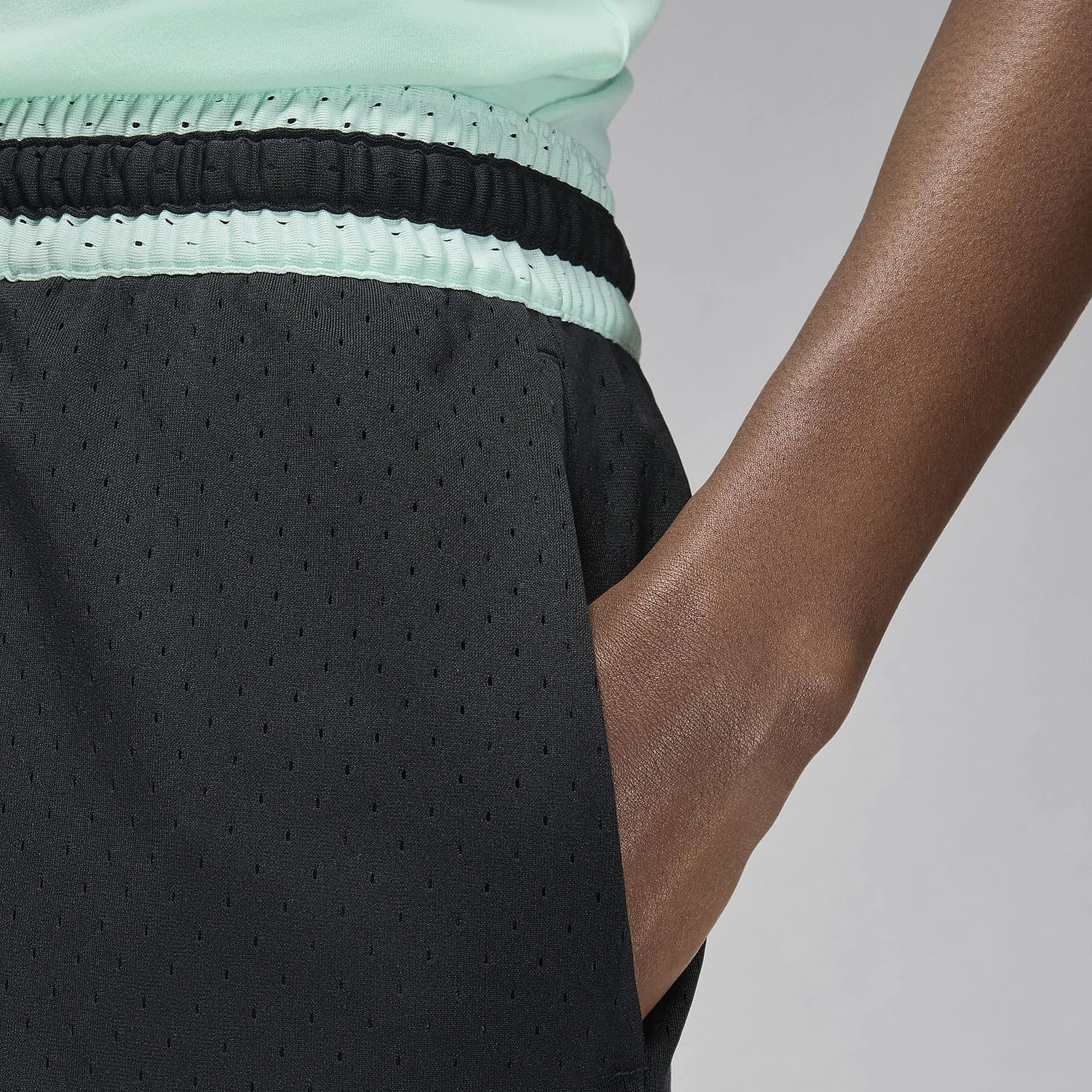 Jordan | DRI-FIT SPORT DIAMOND SHORTS  { BLACK/MINT FOAM/BLACK/BLACK