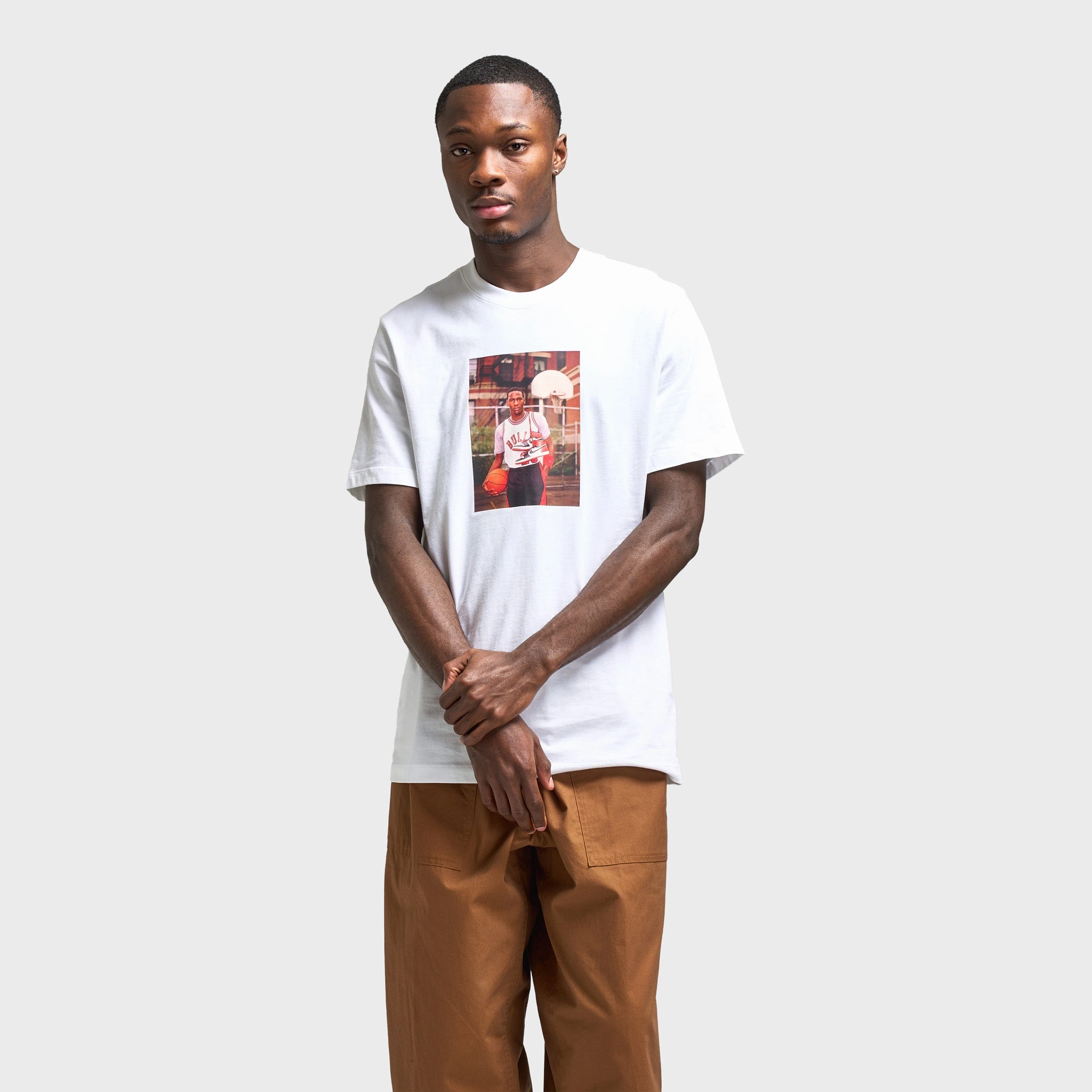 Jordan Photo Graphic T-Shirt White / Black