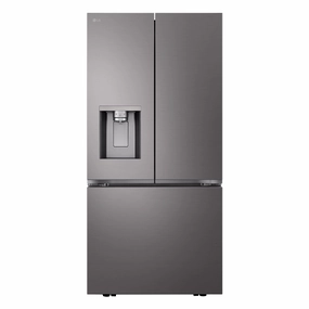 LG Smudge Resistant Black Stainless Steel French Door Refrigerator with ThinQ® Technology (24.5 Cu. Ft) - LF25S6330D