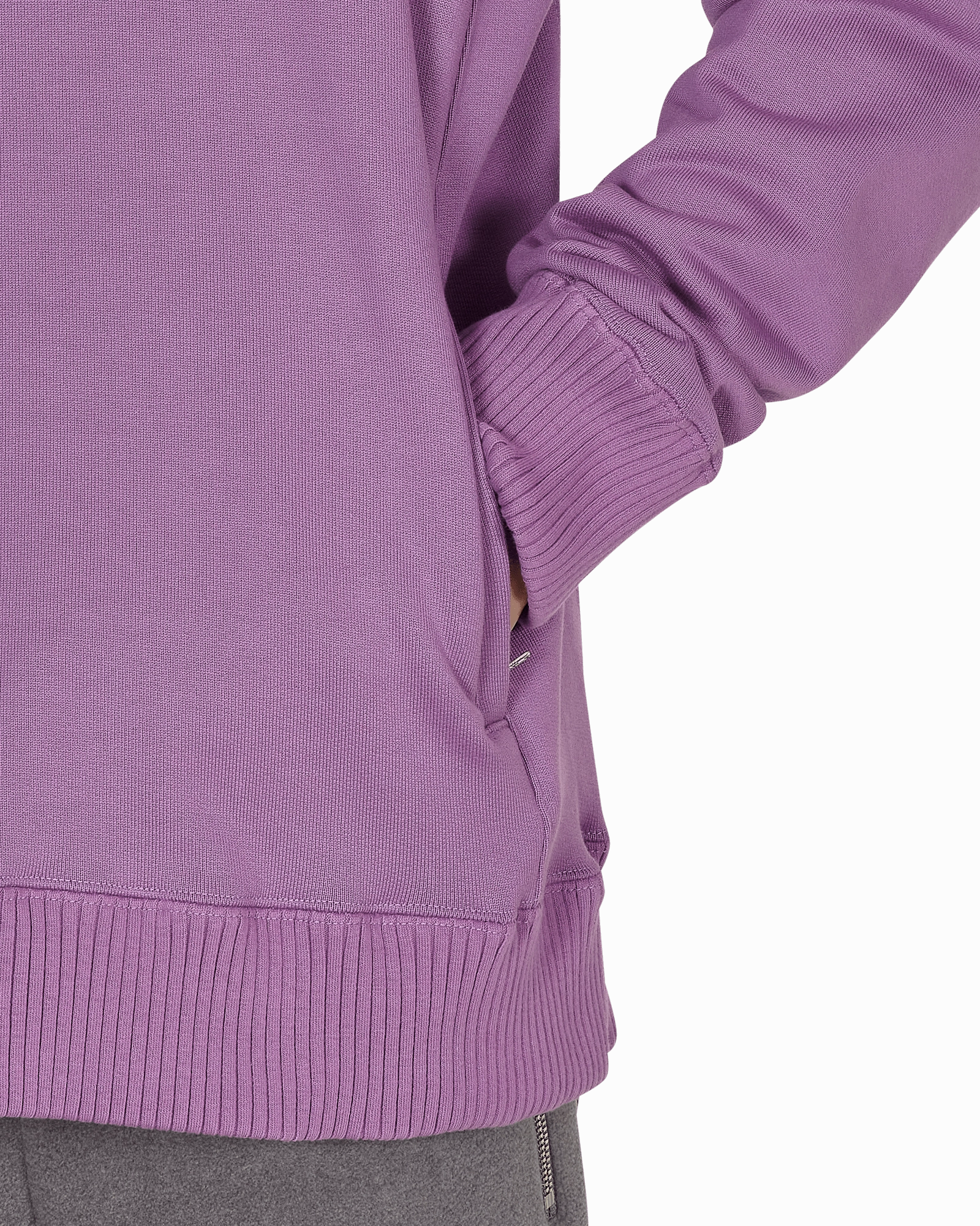 Logo Hooded Sweatshirt Purple