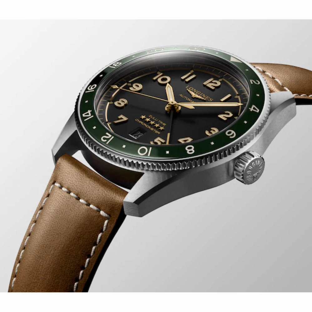 Longines Spirit Zulu Time 42mm Automatic - Leather Strap L38124632