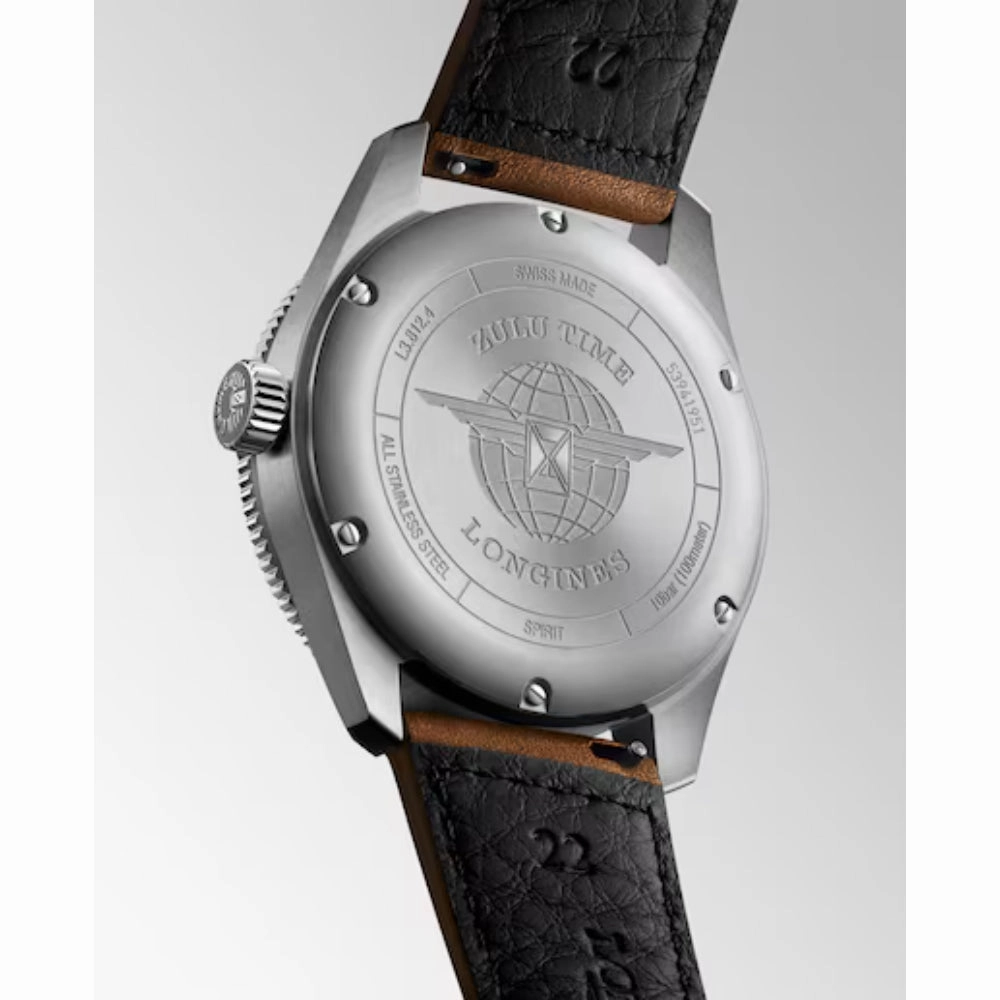 Longines Spirit Zulu Time 42mm Automatic - Leather Strap L38124632