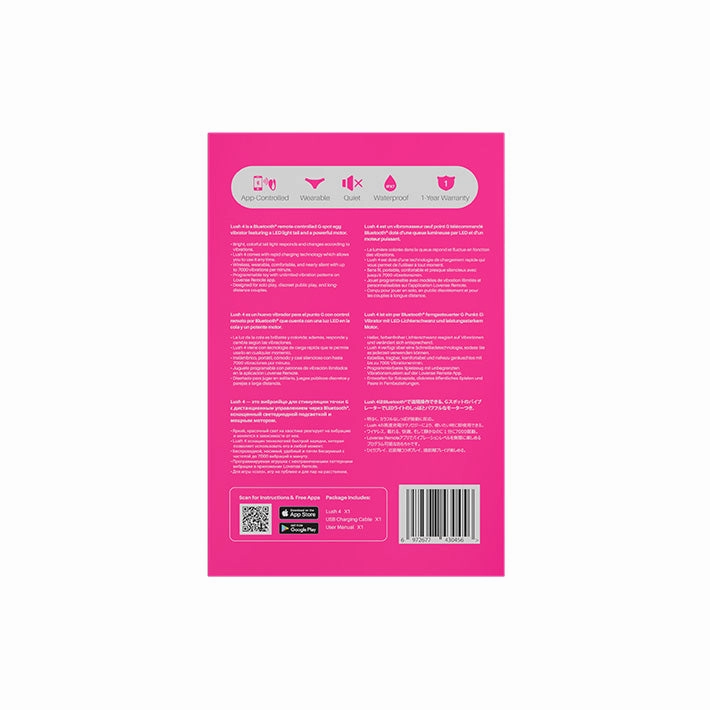 Lovense Lush 4 Bluetooth Controlled Vibrator