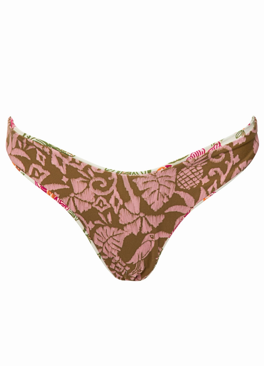 Maaji Retro Bloom Splendid Regular Rise Thin Side Bikini Bottom